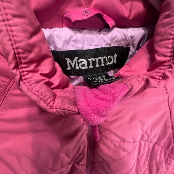 Womens Marmot Lightweight Insulated Puffer Jacket, Pink, size Sall - Picture 4 of 15